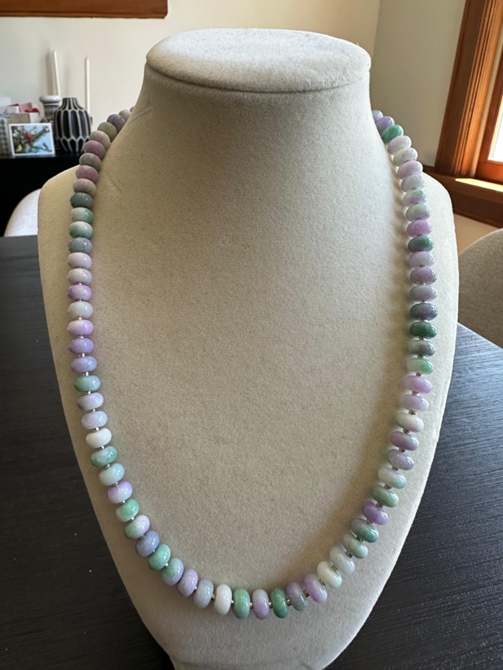 Pastel Beaded Toggle Necklace
